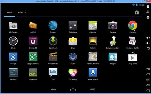 Android emulator software andy download